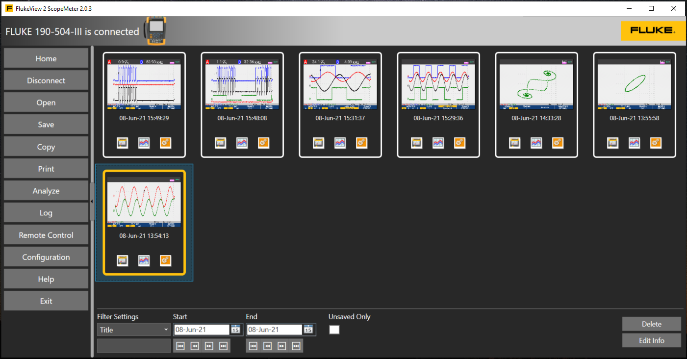 FlukeView-2 ScopeMeter 软件 FlukeView-2 ScopeMeter 软件